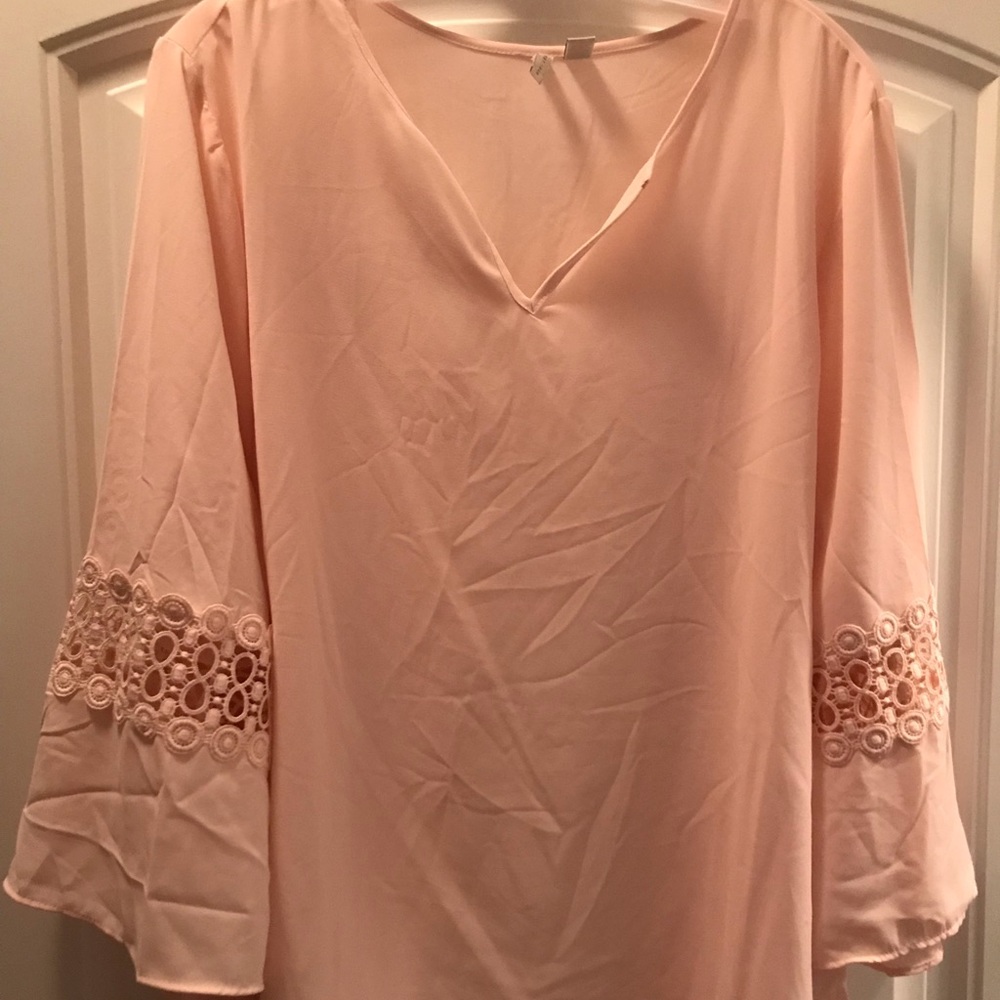 Blush pink top